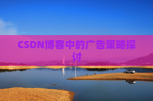 CSDN博客中的广告策略探讨